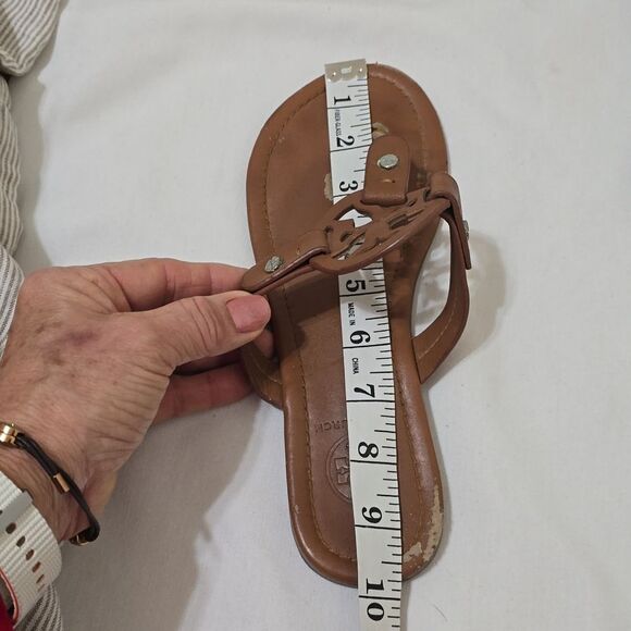 - Tory Burch Miller Sandals in Vintage Vachetta Size 8 - Picture 7 of 8